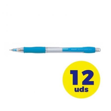 Pilot Portaminas H-185 Supergrip 0,5 mm Azul Claro (Set de 12)